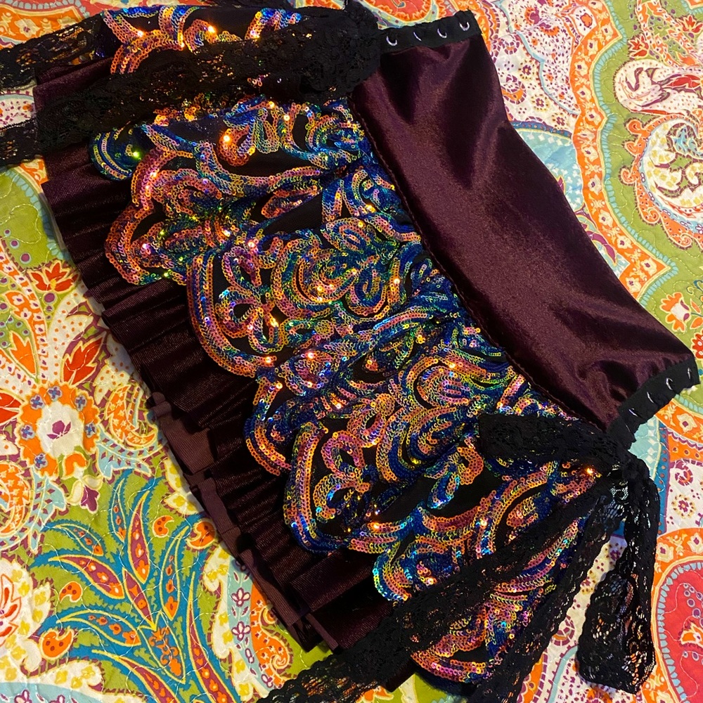 Lux Muse x Disco Lemonade radiant ruffle skirt